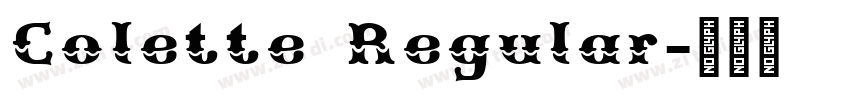 Colette Regular字体转换
